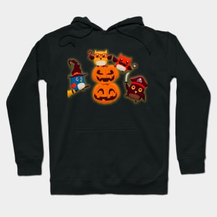 Happy Halloween Pumpkins & Friends Hoodie